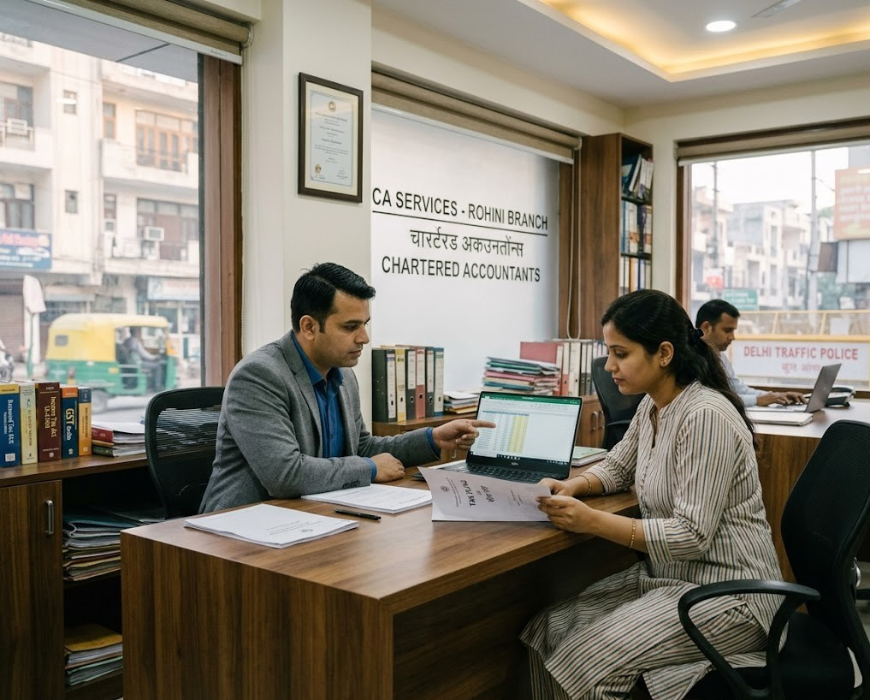Professional CA Services in Rohini Delhi for businesses and startups