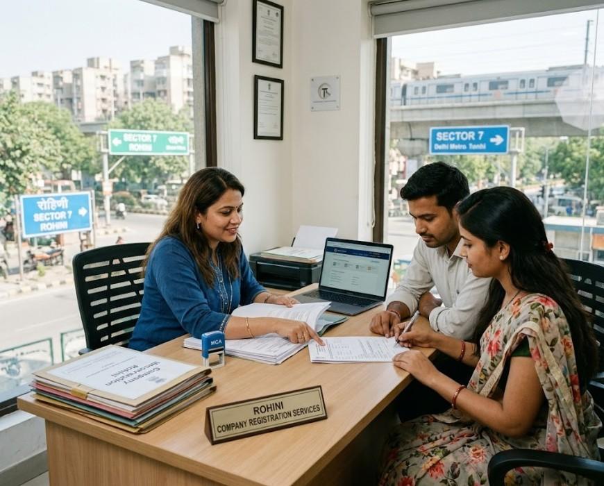 Professional Company Registration Services in Rohini Delhi by RudraCap