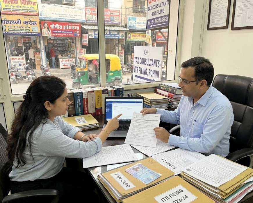 ITR Filing Services in Rohini Delhi by RudraCap