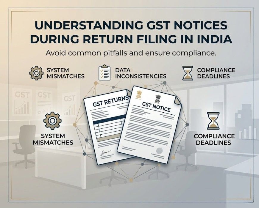 Common reasons businesses receive GST notices during return filing