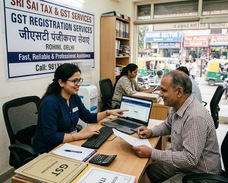 GST Registration Services in Rohini Delhi by RudraCap