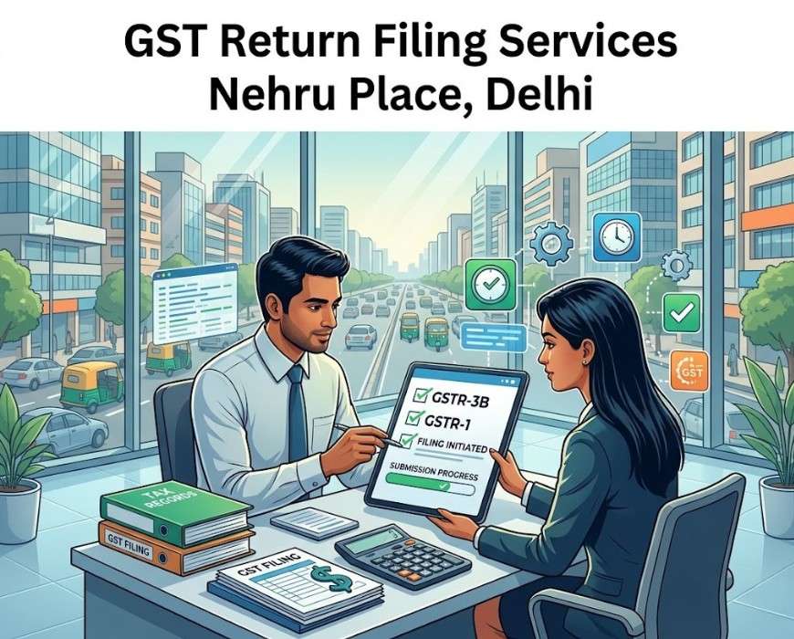 GST return filing consultant in Nehru Place Delhi