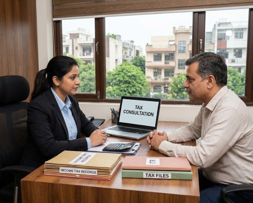 Professional Income Tax Consultant in Paschim Vihar Delhi by Rudra Capital