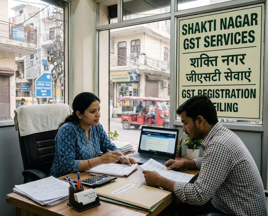 GST registration consultant in Shakti Nagar Delhi