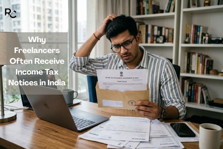 Why Freelancers Often Receive Income Tax Notices in India