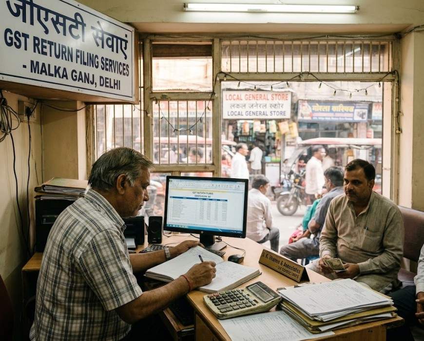 Professional GST Return Filing Services in Malka Ganj Delhi