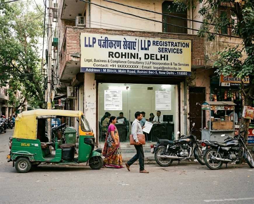 Professional LLP Registration Services in Rohini Delhi by RudraCap