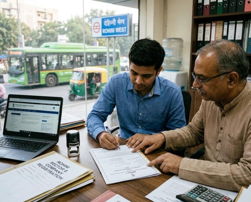 Professional Private Limited Company Registration in Rohini Delhi by RudraCap