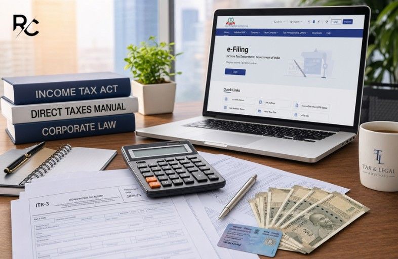 Business Income Tax Filing Services for companies, LLPs and proprietorship firms in India