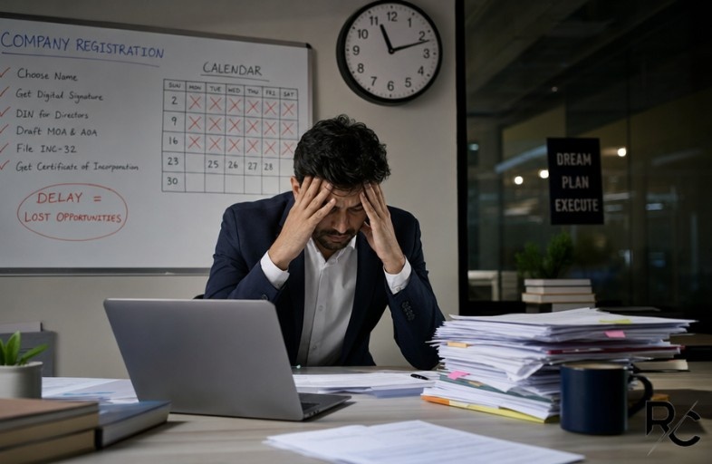 Startup founder evaluating Private Limited Company Registration before scaling a business