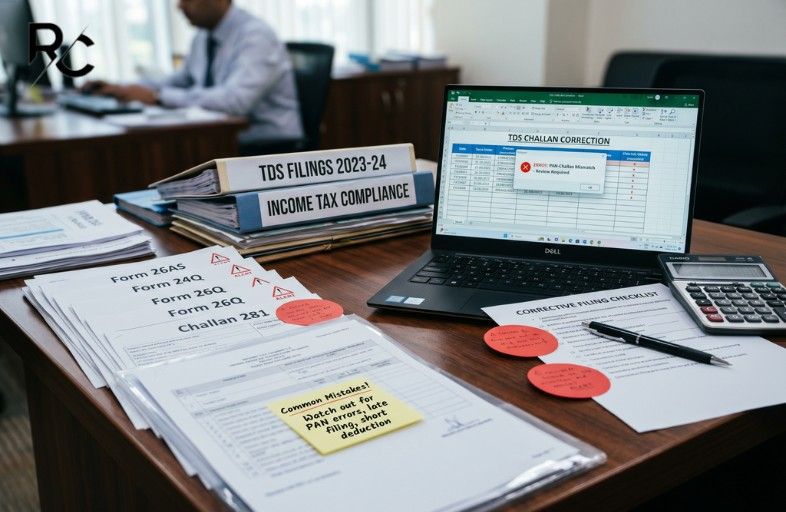 Common TDS Filing Mistakes that may lead to income tax notices and penalties