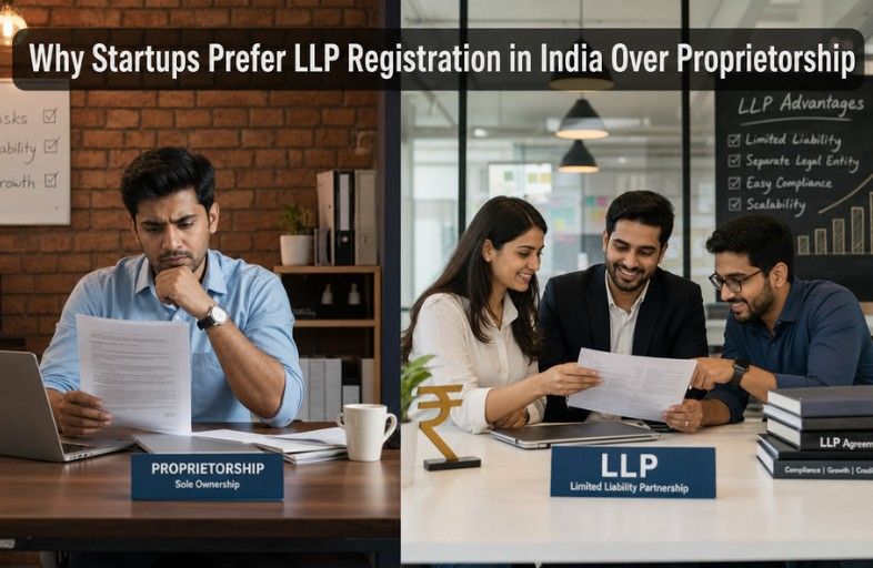 Startup founders discussing LLP Registration India before launching a business