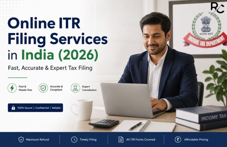 Online ITR Filing Services in India by professional tax consultants