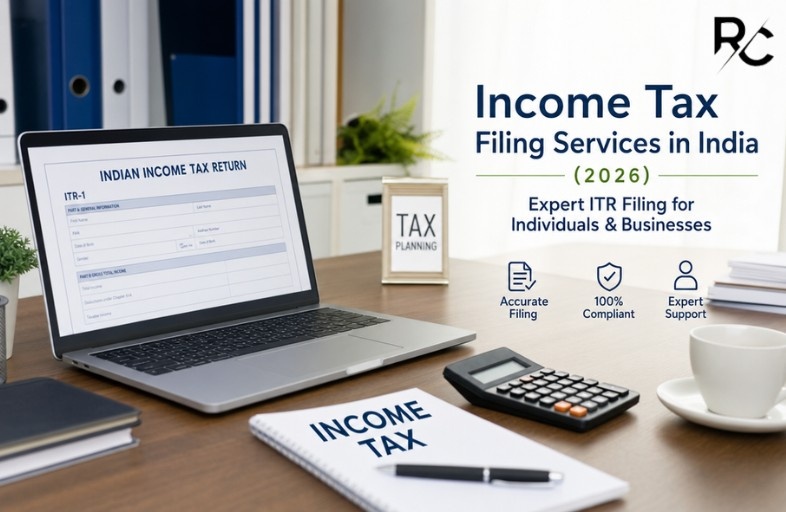 Professional Income Tax Filing Services for salaried employees, freelancers and businesses in India