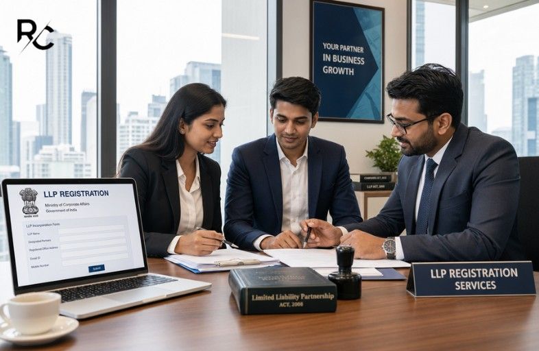LLP Registration Services in India with registration process, cost and required documents